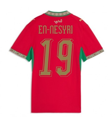 Marocko Youssef En-Nesyri #19 Hemmatröja Dam VM 2026 Kortärmad